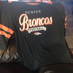 A broncos half sleeve shirt